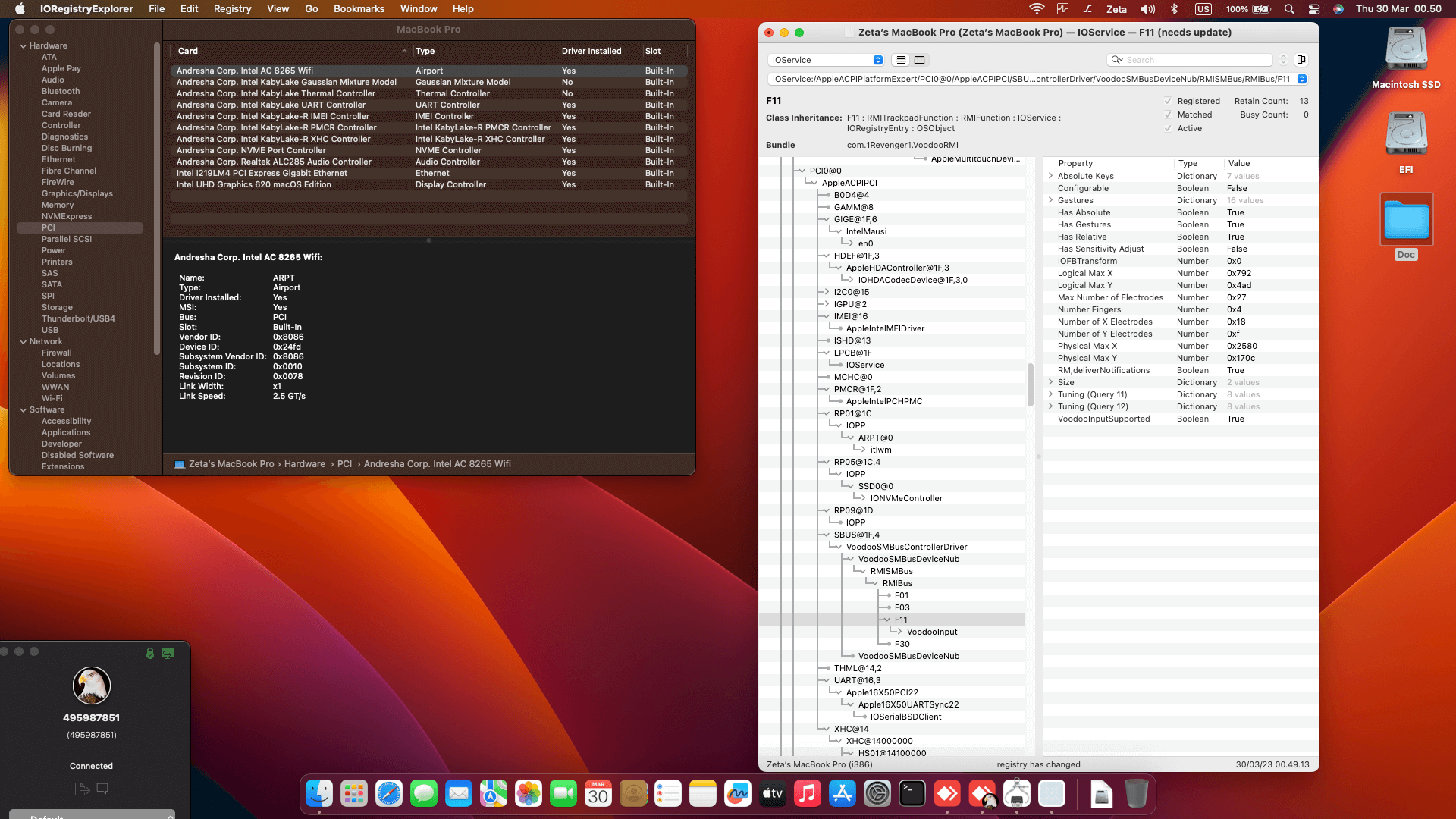 Lenovo Thinkpad X1 Yoga 3rd Gen [KabyLake R   Intel UHD 620 + PS2 SMBUS]   OpenCore 9